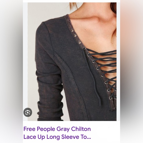 Free People Top Long Sleeve ‘Chilton’ - Picture 5 of 11